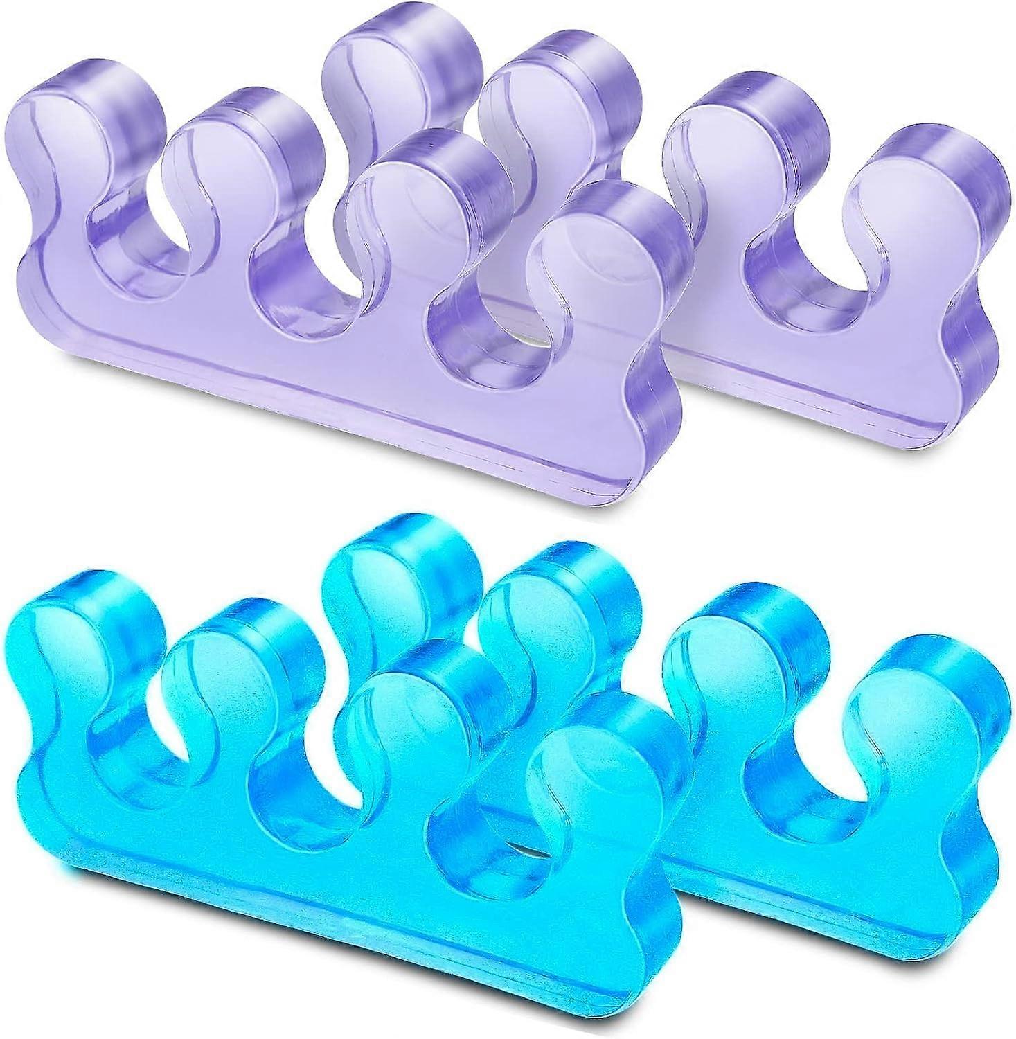 Toe Separators Pedicure, Toe Separators Set Repeatable Washable Toenail Dividers,Toe Separators for Nail Polish Application