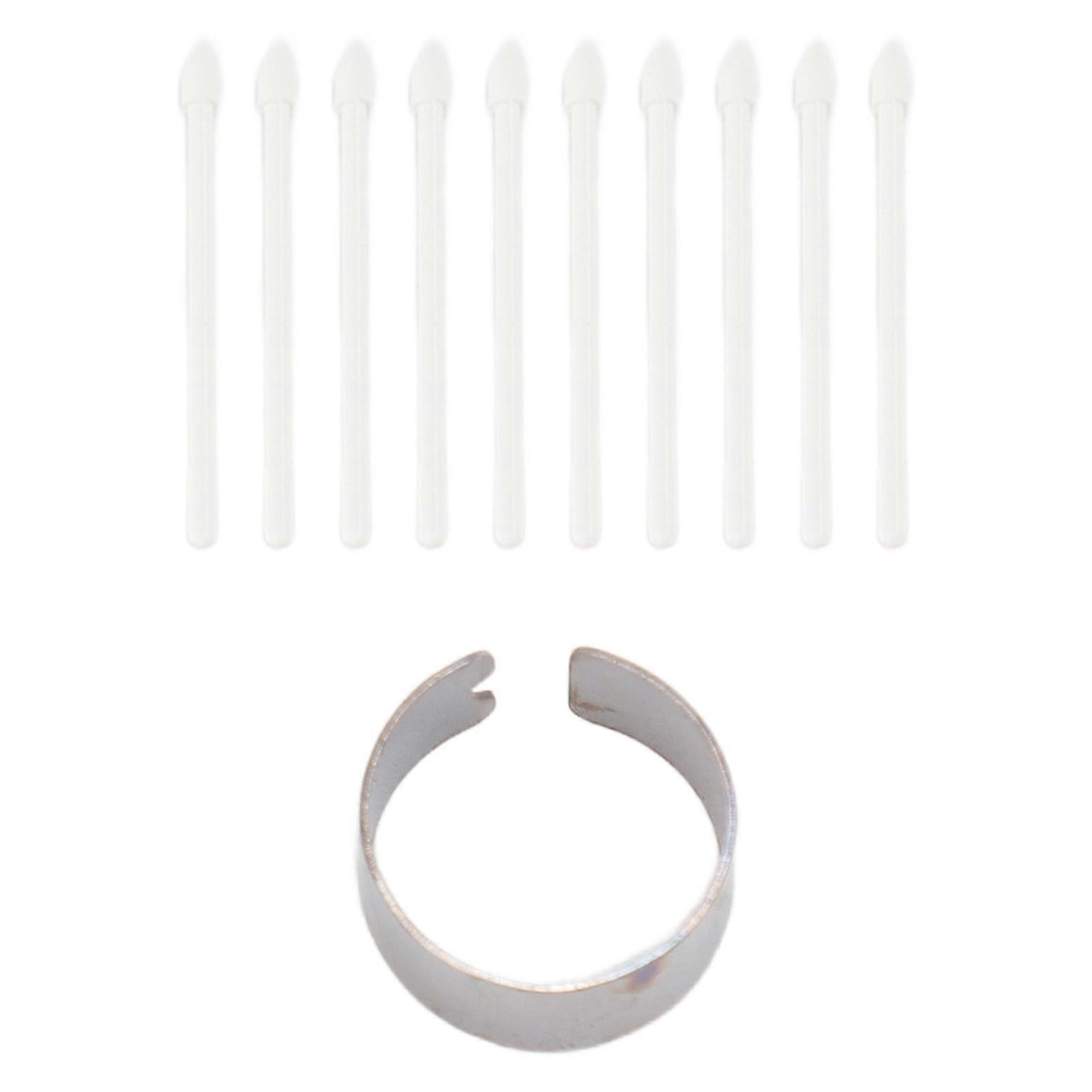 10PCS EMR Digital Pen Tips ABS Touch Screen Pen Nibs Replacement for Remarkable 1 2 for King Write MR05 White