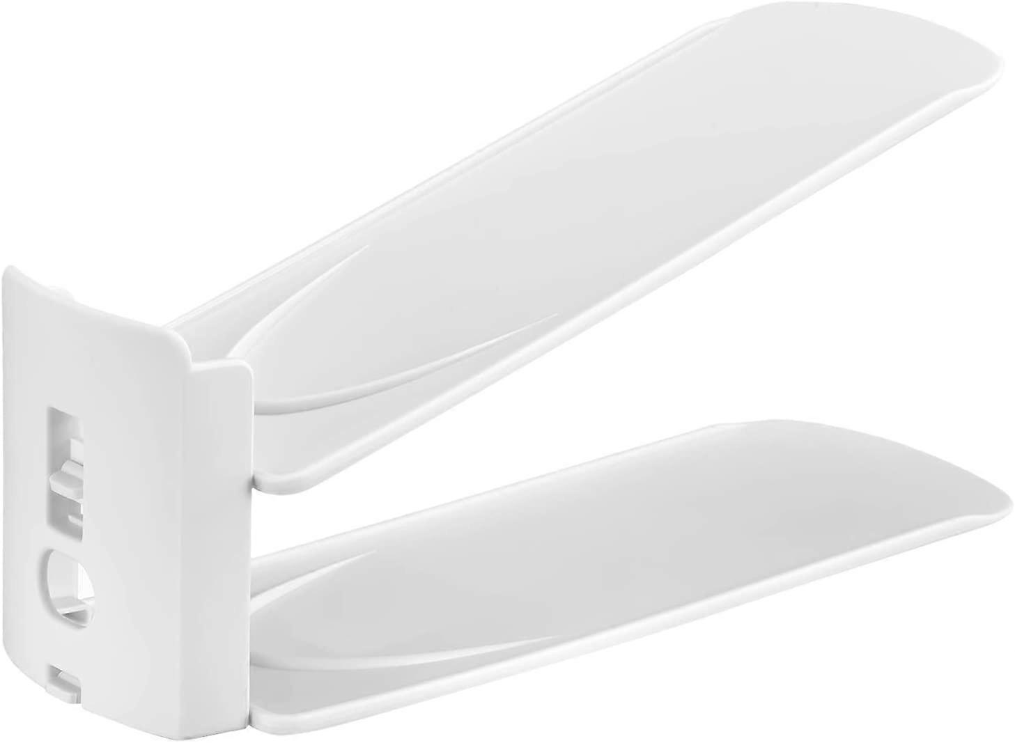 Shoe Slots Organizer PP Double Layer 3 Adjustable Heights Shoes Storage Rack