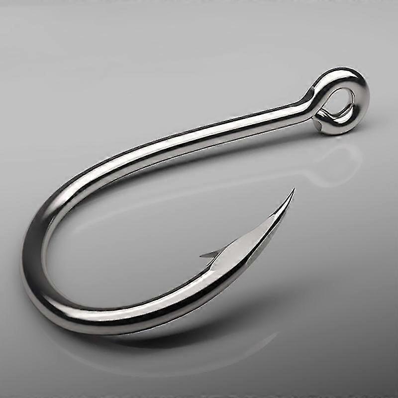 50pcs/box Fishing Hooks Barbed Single Circle Carp Hook High Carbon Steel Sea Fishing