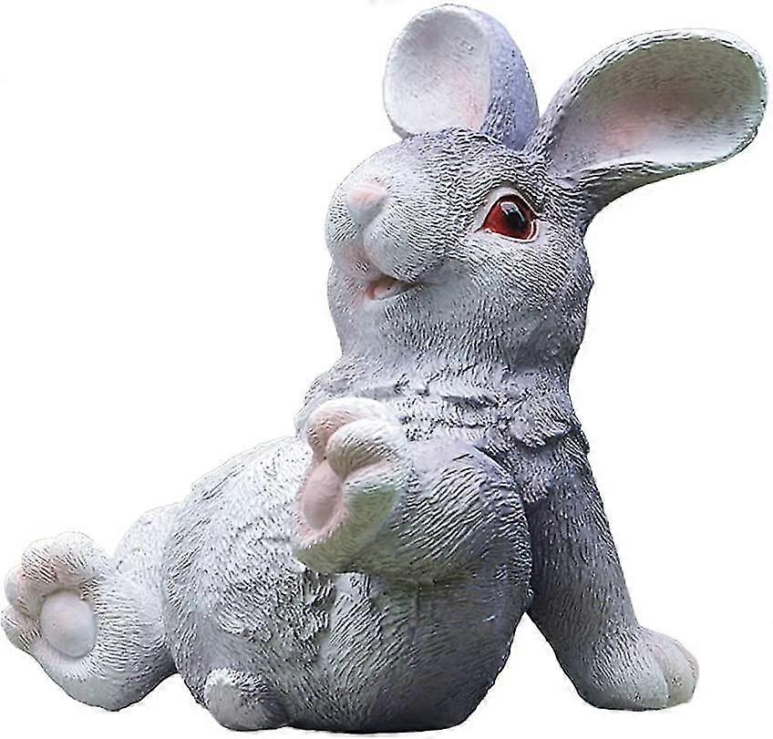 Garden Statues In The Shape Of A Miniature Rabbit