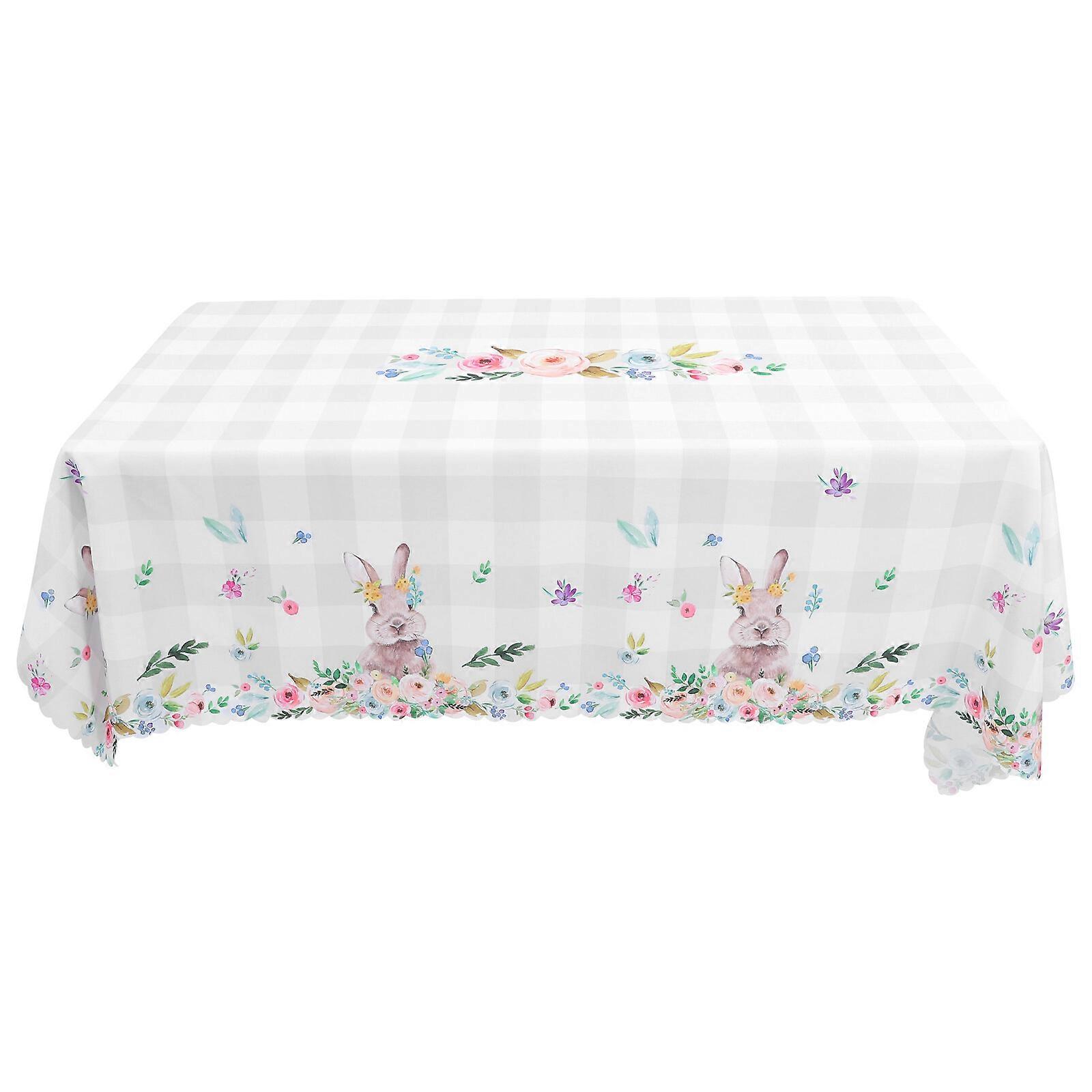 Easter Party Table Cover Spring Table Runner Table Cloth for Dining Table Easter Party Banquet