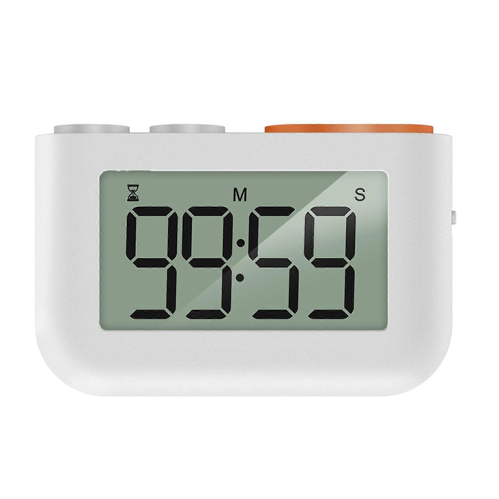 Volume Adjustable Electronic Timer Digital Stopwatch Clock for Kitchen Study