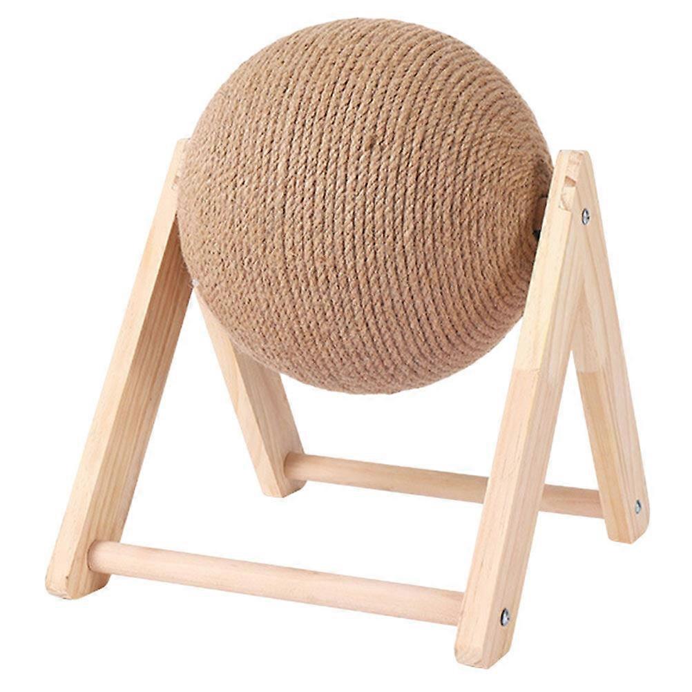Cat Scratcher Toy Funny Cat Scratching Ball Toy Sisal Scratching Globe Toy Cat Plaything