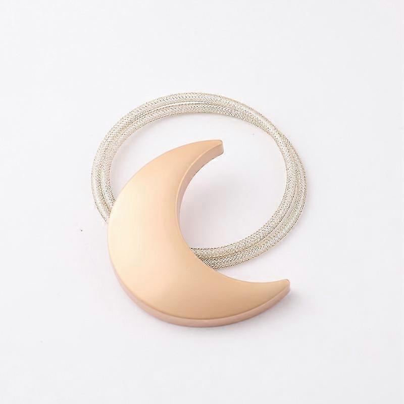 Set Of 2 Magnetic Curtain Tiebacks Alloy Moon Curtain Tie Backs Curtain Clips Ropes