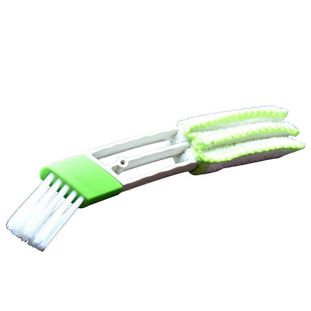Double Head Car Air Outlet Dashboard Cleaning Cloth Brush Dust Remove Tool