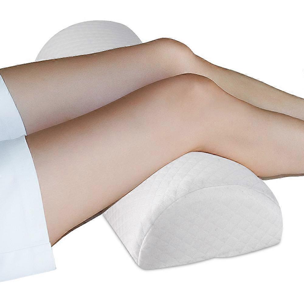 Comfort Bolster Pillow for Legs and Back,Leg Elevation Pillow with Memory Foam Top