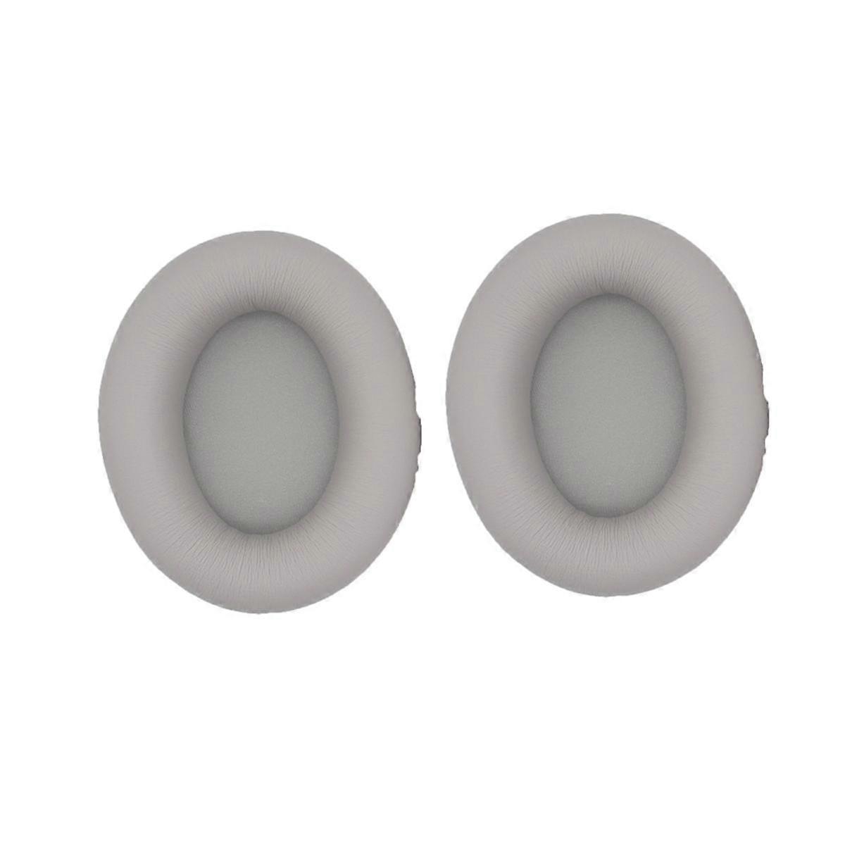 Replacement Earpads for Wireless with Soft Protein Leather Noise Isolation Sponge Gray