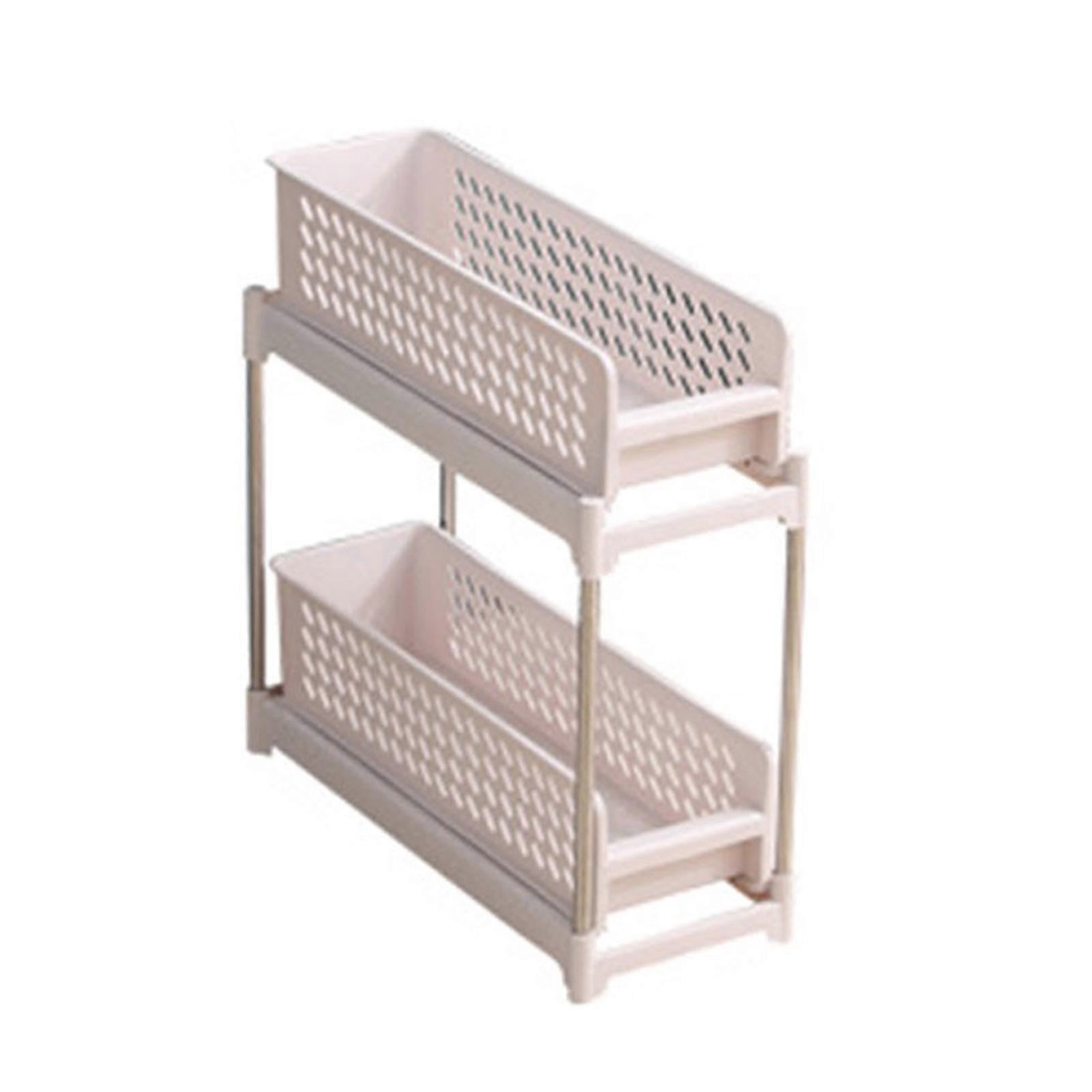 Storage Cart with Wheels Large Capacity Multiple Layers Easy Access Kitchen Organizer Rack Slide-Out Mobile Utility Cart Jikaix