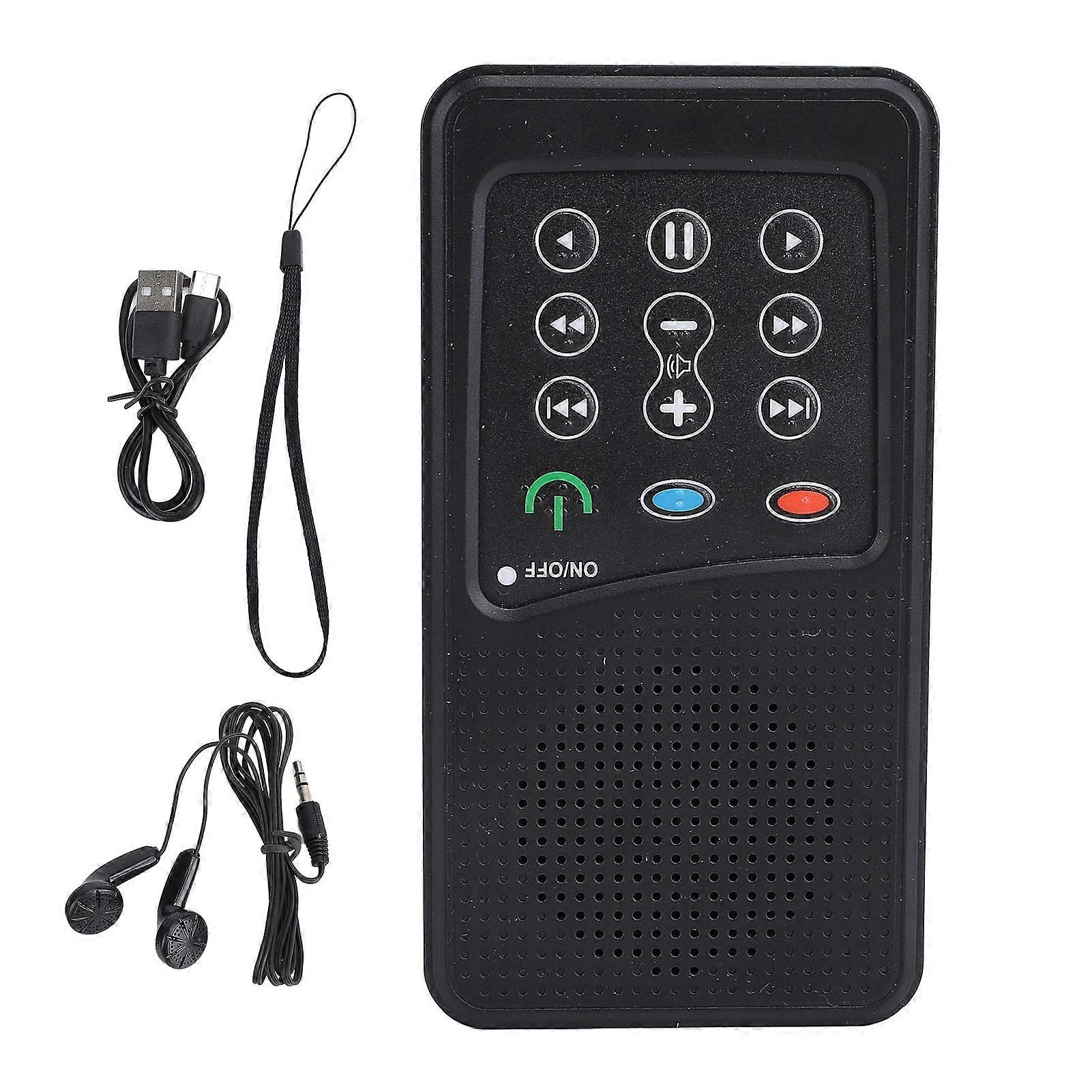 Scripture obook Player Solar Powered Portable Electronic Sound Scripture Reader with 4G Capacity for Home Outdoor German, World English, 288 Hymn