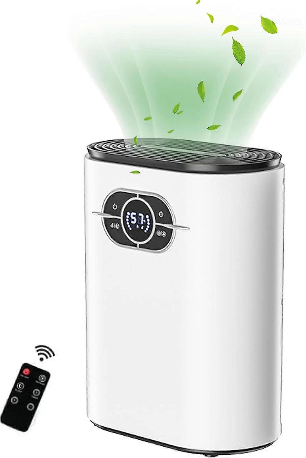 Vendas promocionais Desumidificador elétrico, com função de degelo automático e função de desligamento, luz noturna de 7 cores, adequado para quarto