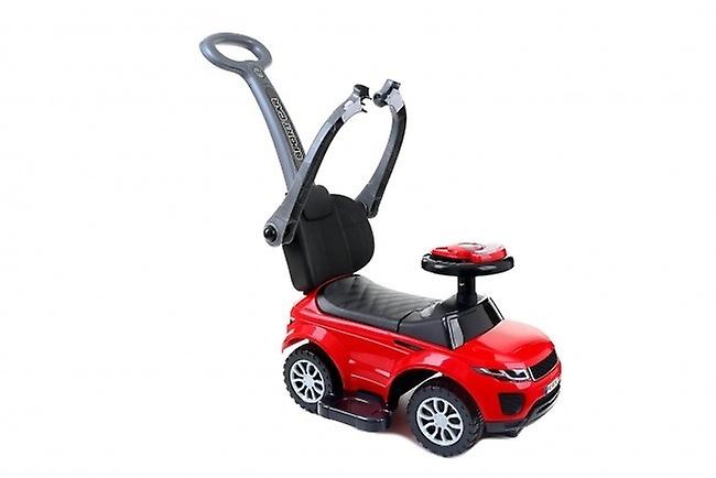 Carriage with push bar - red - with dropout protection