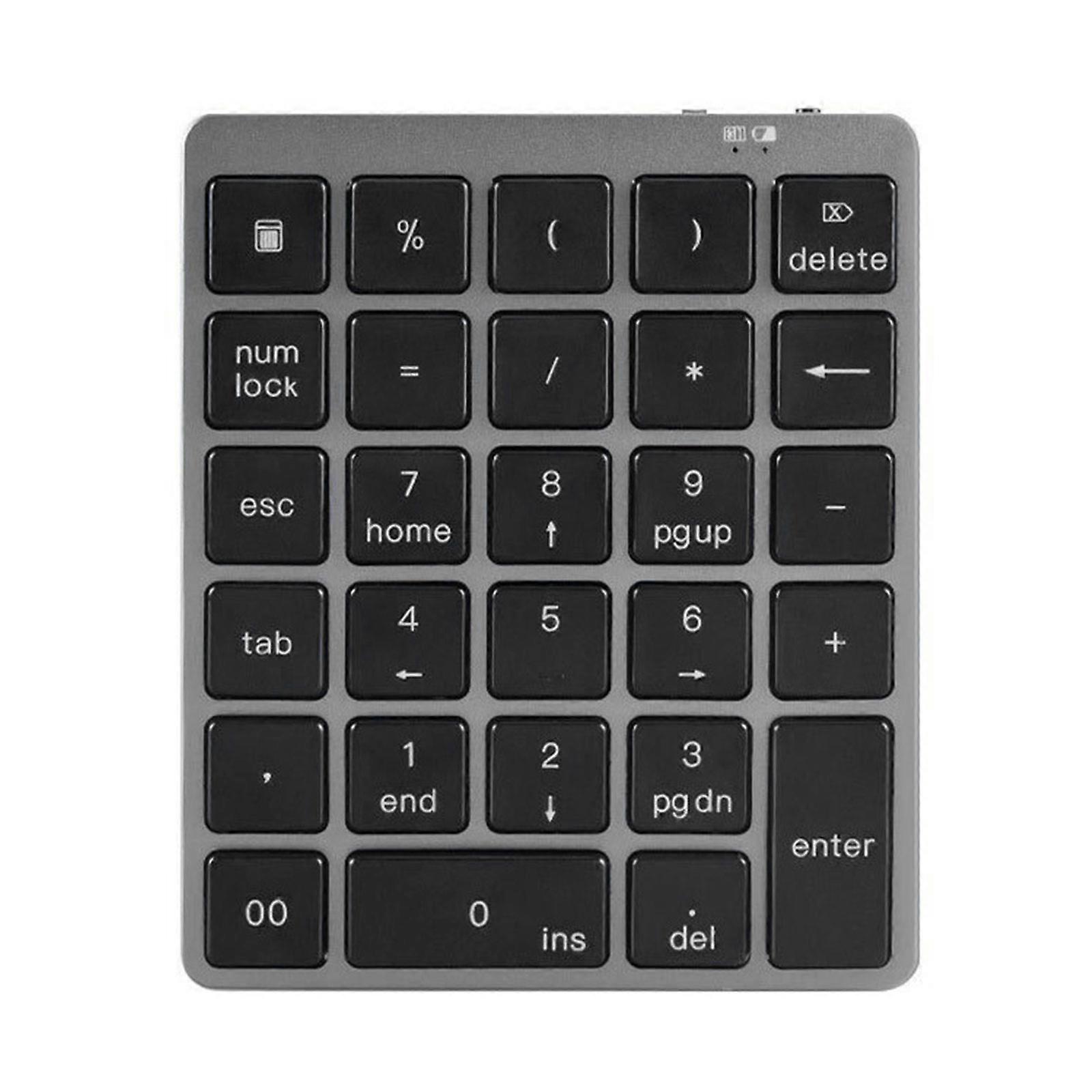 Portable Bluetooth-compatible/ Wired Numeric Keypad Keyboard Extensions