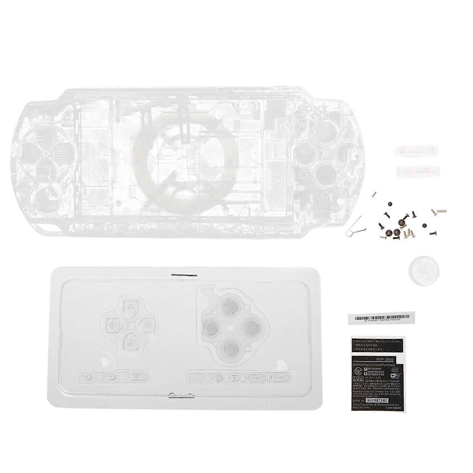 Protective Cover for Case with Buttons Kit Replacement for PSP 2000/2006/ Se