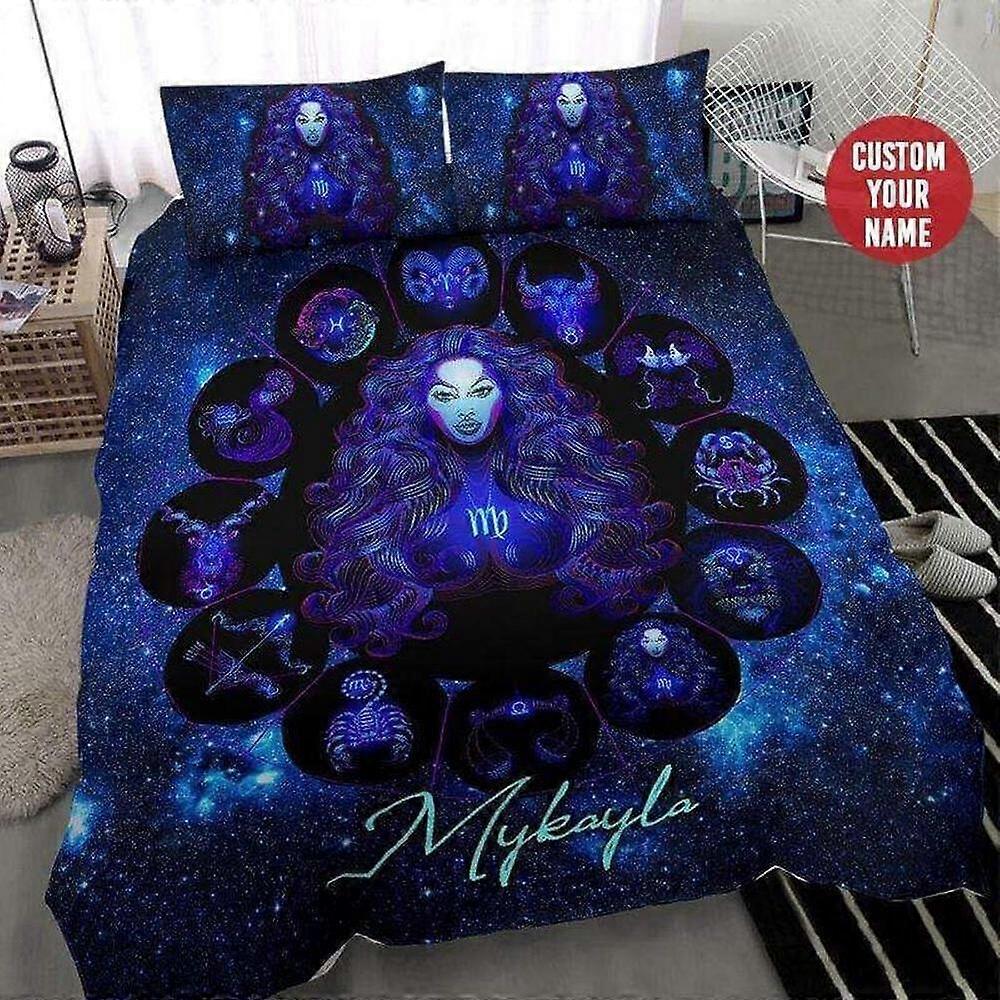 v5538 Bed Sheets Virgo Zodiac Personalized Custom Name Duvet Cover Set Home Textiles Bed Sheets IU5538