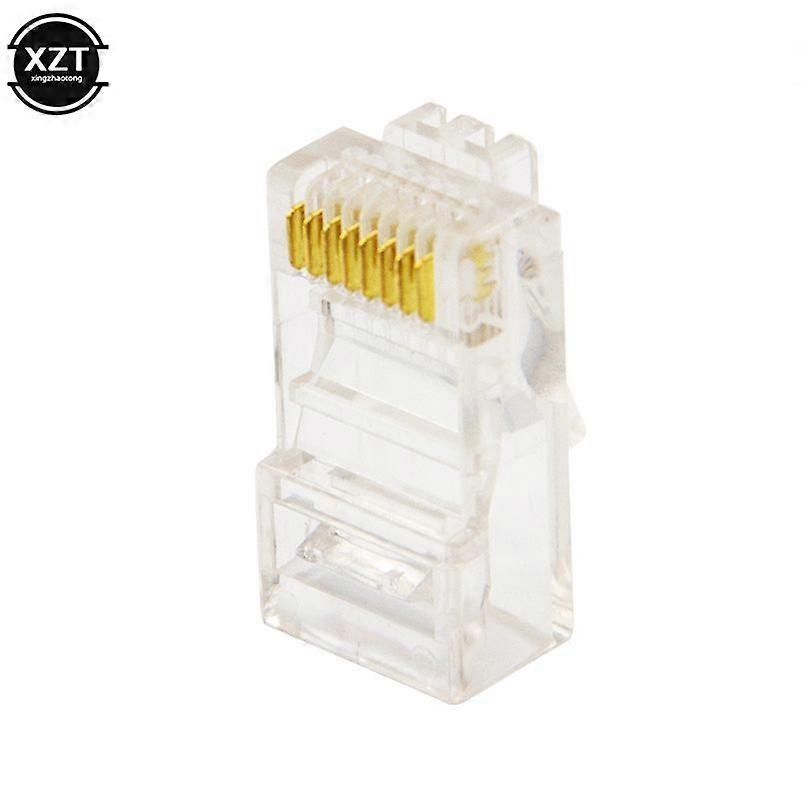 Gaibosi NEW 50/100 Pieces 8P8C RJ45 Modular Plug for Network CAT5 LAN Professional and High Quality Wholesale