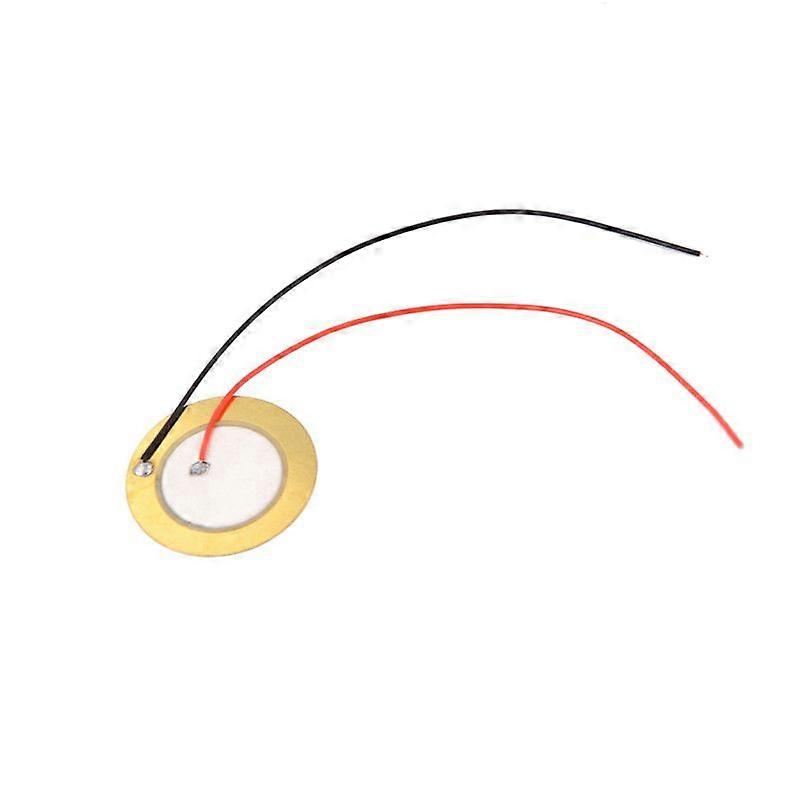 10PCS 27mm Sounder Sensor Trigger Drum Disc + wire copper Piezo Elements