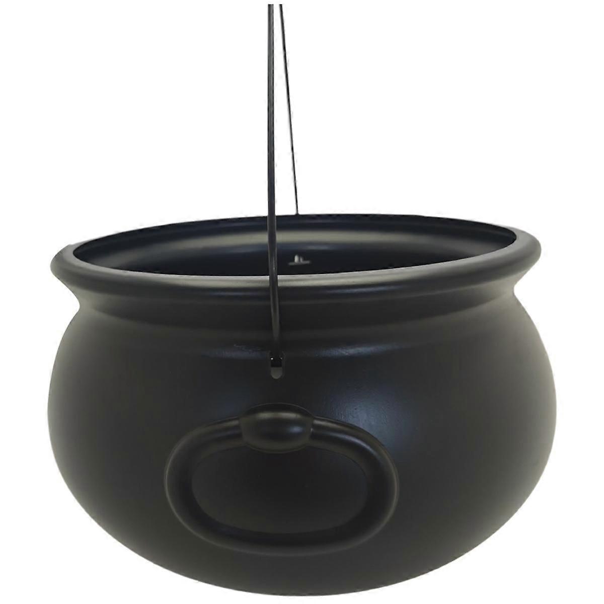 Halloween Cauldron, Plastic Witch Cauldron Kettle, Halloween Pot Candy Holder for . 'S Day Partys F