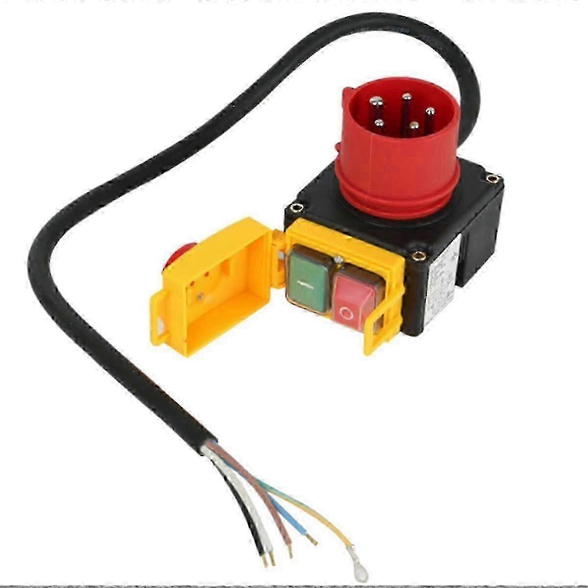 KOA7 Device Switch Machine Switch 380/400V 3 Phases with Cable and Phase Inverter Including Combined Emergency Stop Flap