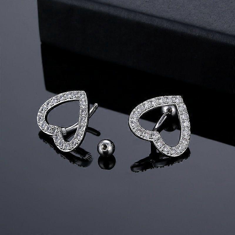 1 Pair Heart Belly Button Ring Navel Piercing Ring Cooper Belly Button Piercing Ring