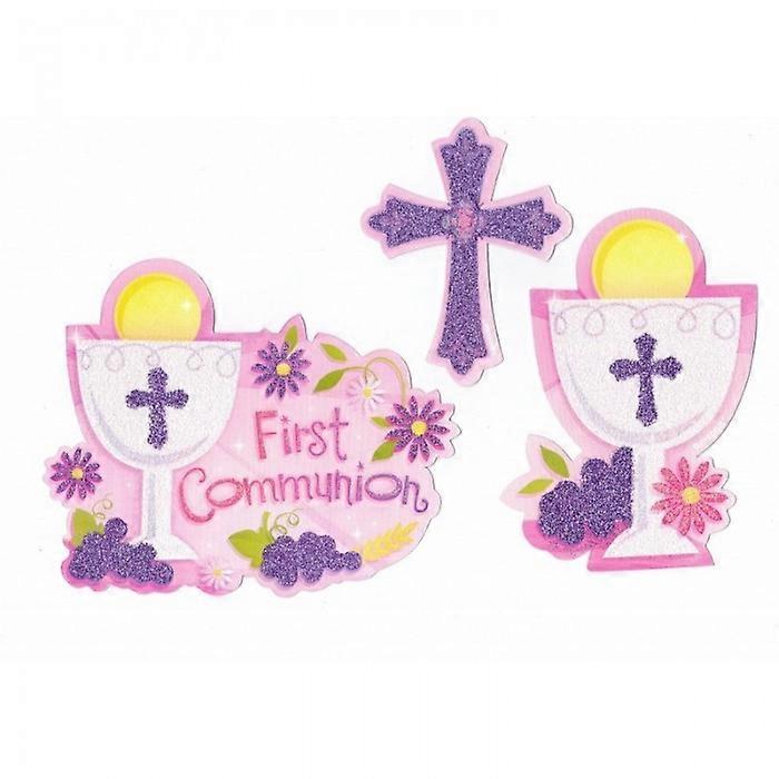 Amscan Glitter First Holy Communion Party Decoration (Pack of 10)