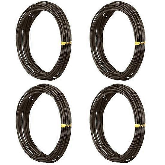 4 Rolls 10M Bonsai Wire Anodized Aluminum Bendable Flexible Colorful DIY Garden Plants Modeling Cable Metal Bonsai Training Shaping Tool Kit