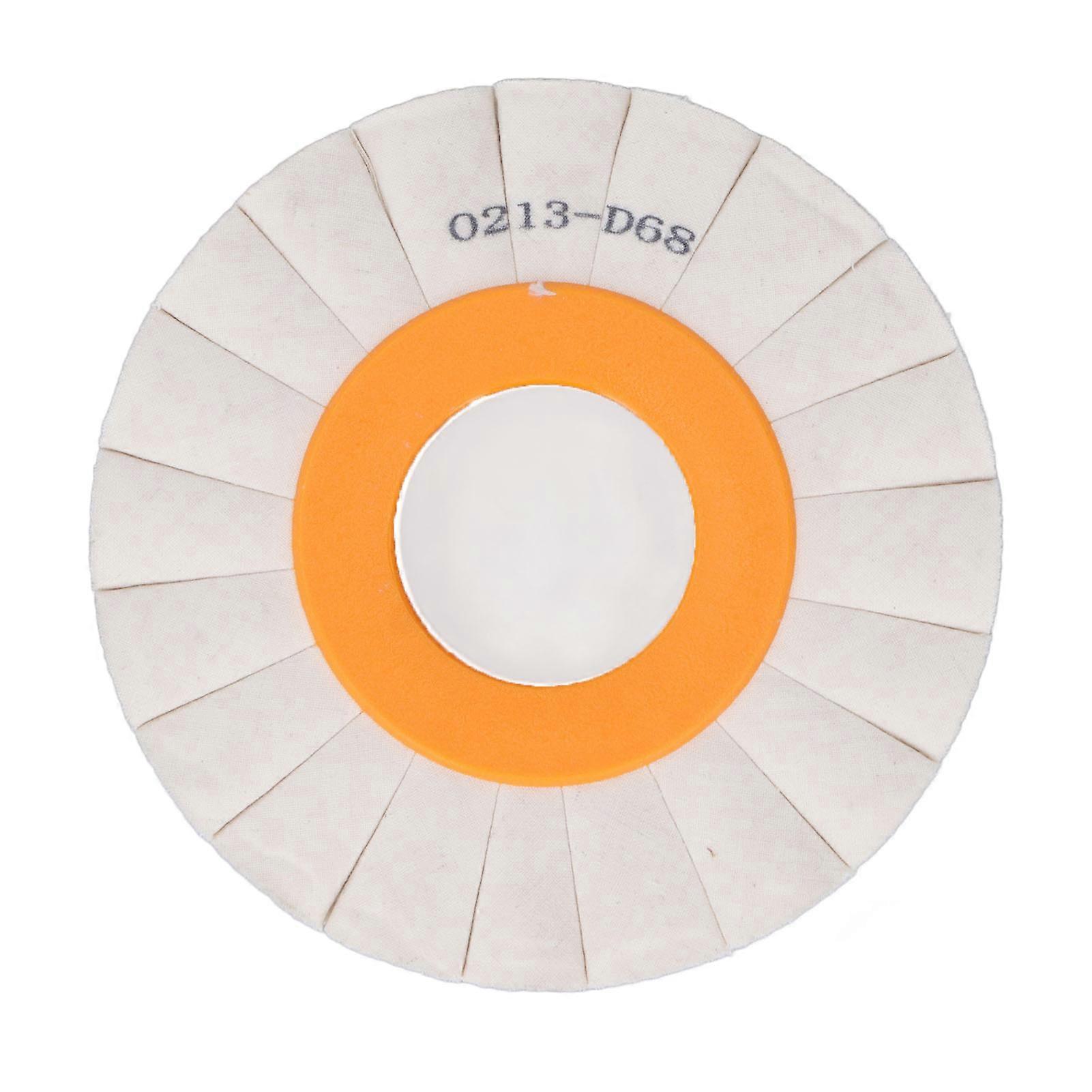 Buffing Pads, Buffing Polishing Wheel, 150mm OD 50mm ID 20mm Thick Cotton Cloth Buffing Polishing Pad for Bench Grinder, Large Working Area