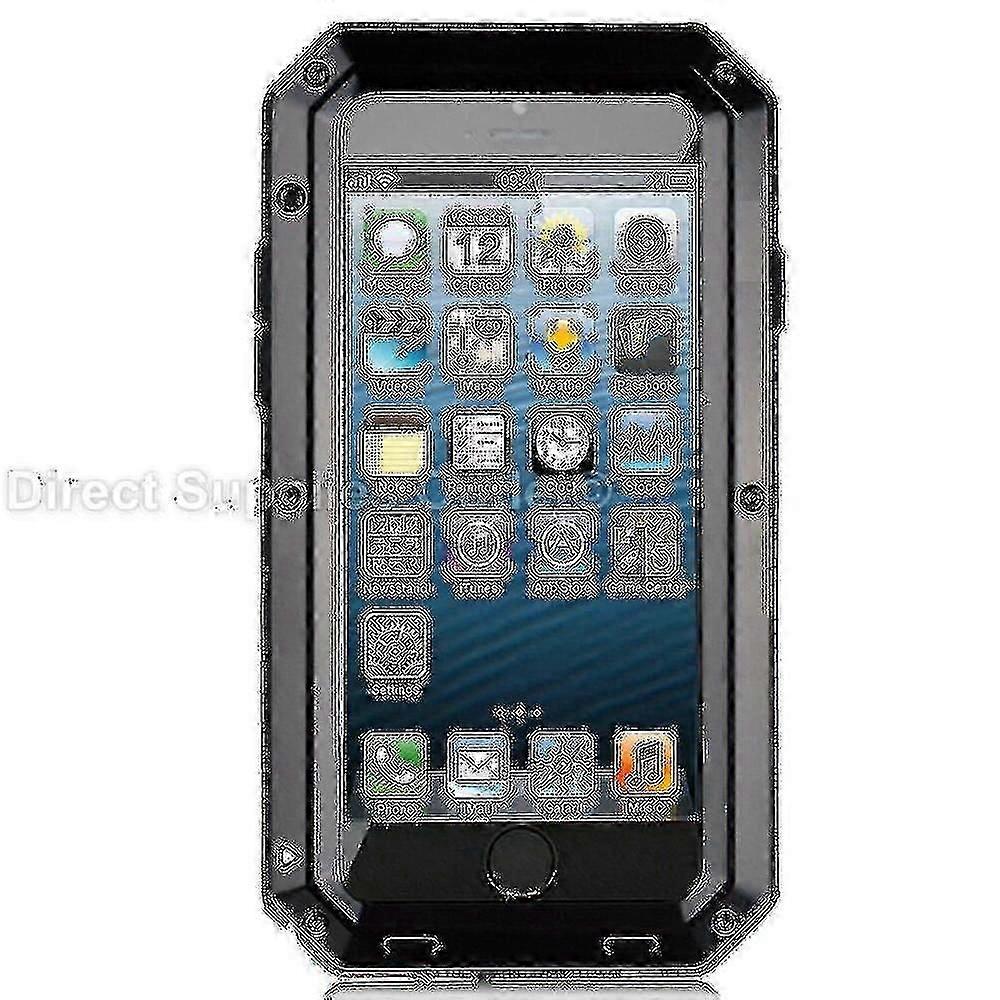 Kraftig Gorilla metalkasse stødsikker til Iphone 14 13 12 Xr X 8 Pro Max Se