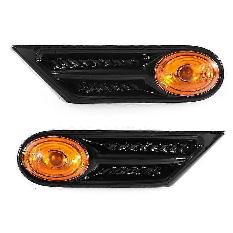 2pcs Led Side Marker Turn Signal Indicator Lights For Bmw Mini R56 R57 R58 R59 2007-2013
