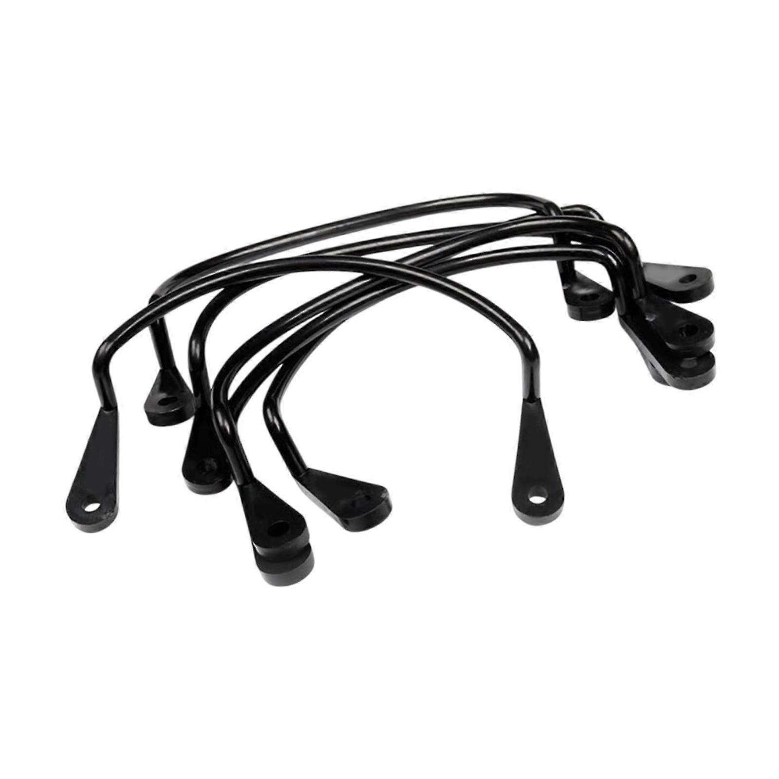 6x Pool Table Pockets Fixator Easy Installation Billiards Supplies for Homes White PP