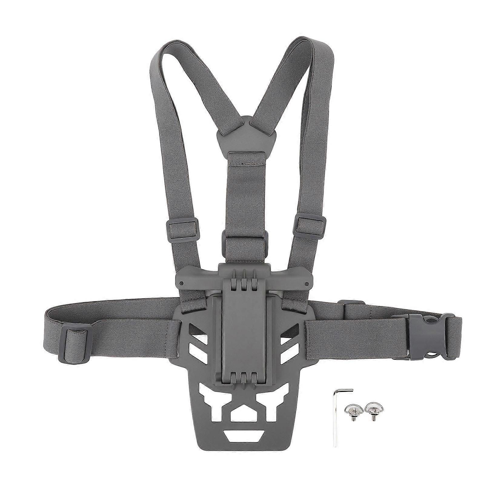Drone RC Chest Mount Adjustable Angle Foldable Drone Controller Chest Bracket Harness for Mini 4 Pro for Mavic 3 RC for RC 2/1