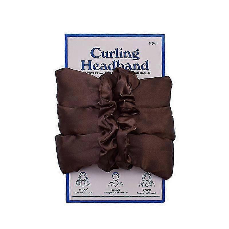 Heatless Curler Set - Satin Curling Headband For Natural, No-heat Curls - Sleep In Overnight Styling Tool With 2 For Women - Easy And On H coffer