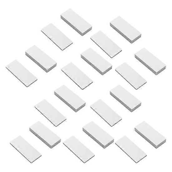 20 Pcs Foam Shock-absorbing Pads Thickened Noise Reduction for Bed Frames High-Density 15mm 5mm Thickness Self-Adhesive Wall Protectors