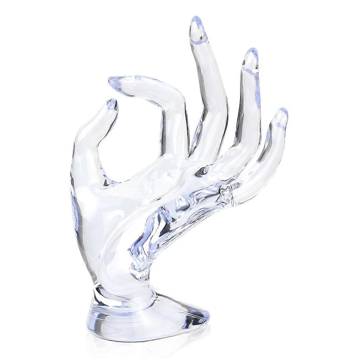 Holder Mannequin Organizer Stand Clear Acrylic Display Rack 1 Pack Desktop Slim Aesthetic