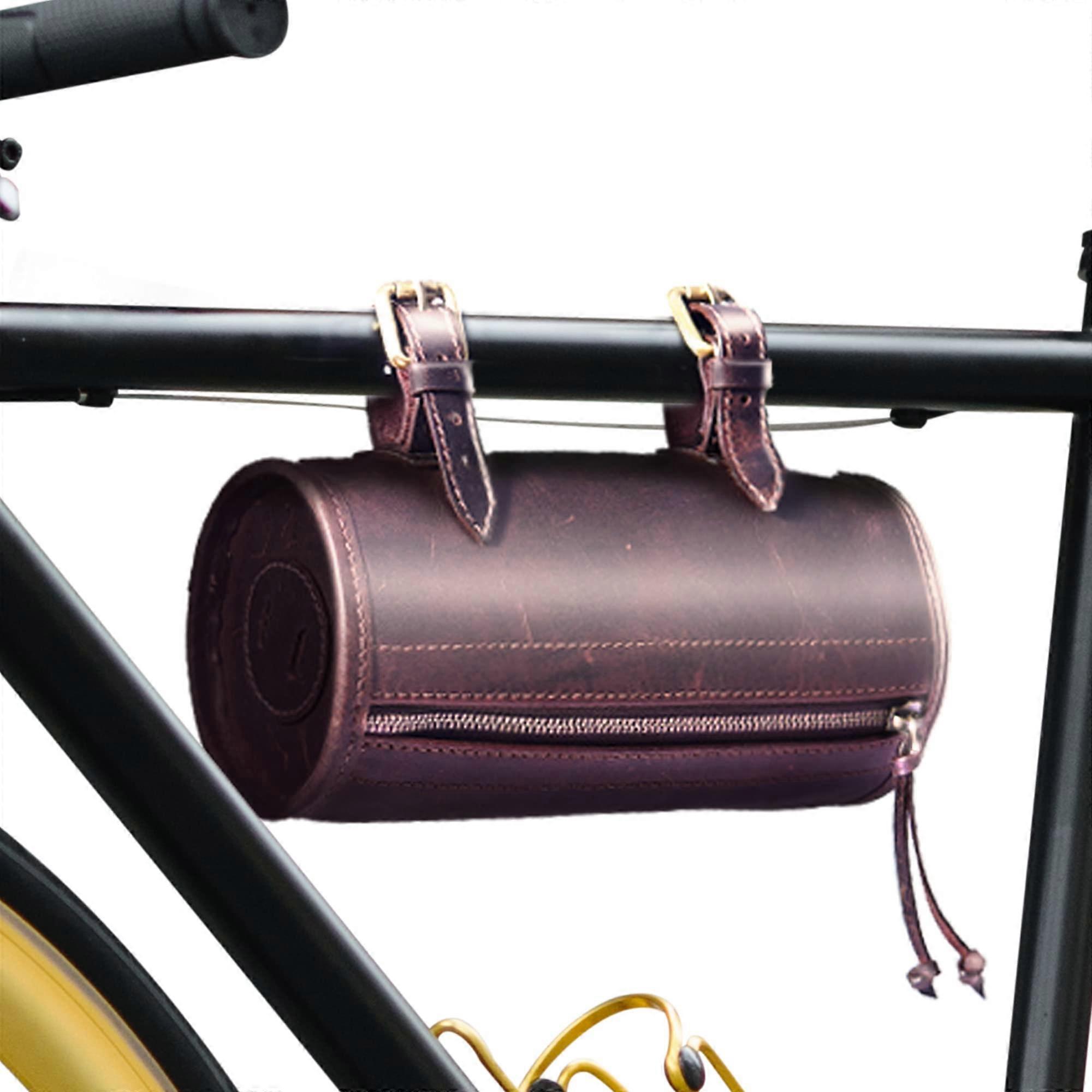 Bicycle handlebar bag, 9.4x4.5 inches