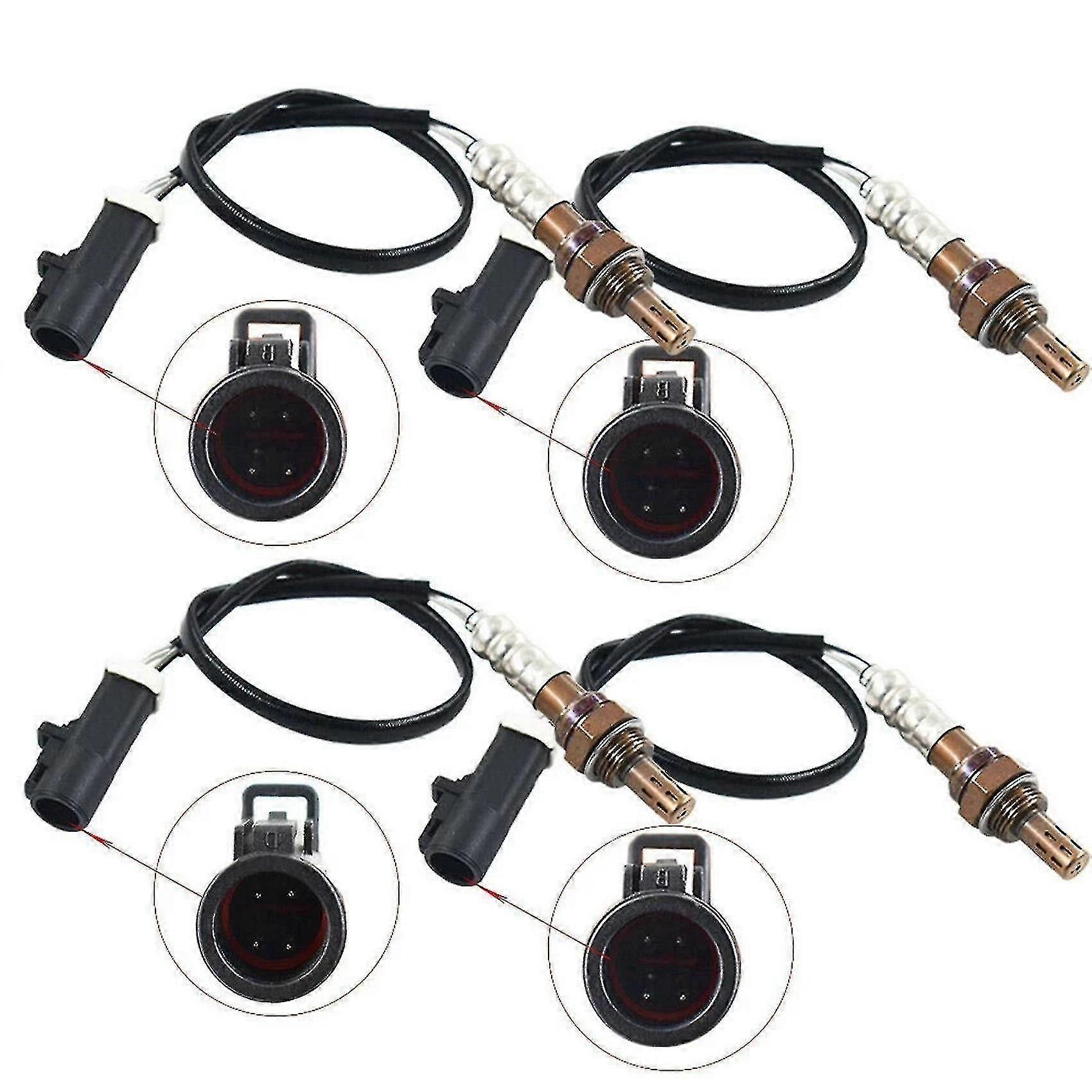 4pcs Oxygen O2 Sensor For 1997-2008 -ford F150 Pickup 4.2l 4.6l 5.4l