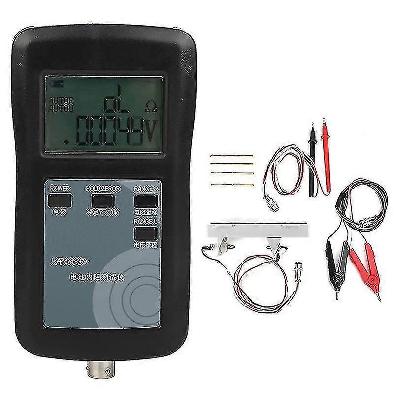 Yr1035 Internal Resistance Tester High Accuracy Lithium Battery Resistance Tester Kit Test Range 20m Ohm-200 Ohm