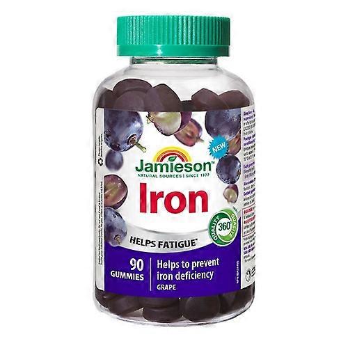 Jamieson Vitamins Iron Gummies,18 Mg,90 Count