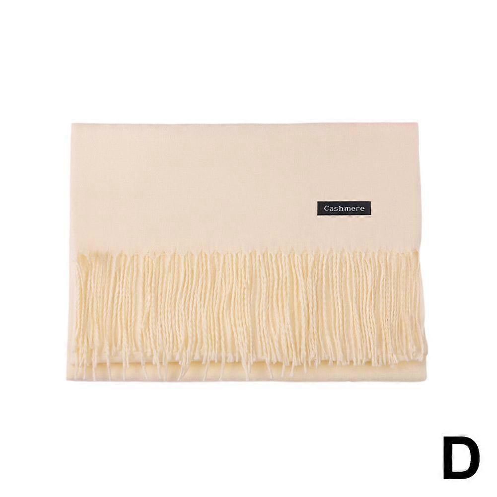 Bufanda de mujer para el hombro, cálida, con borlas, suave, cómoda, larga, rectangular, a la moda