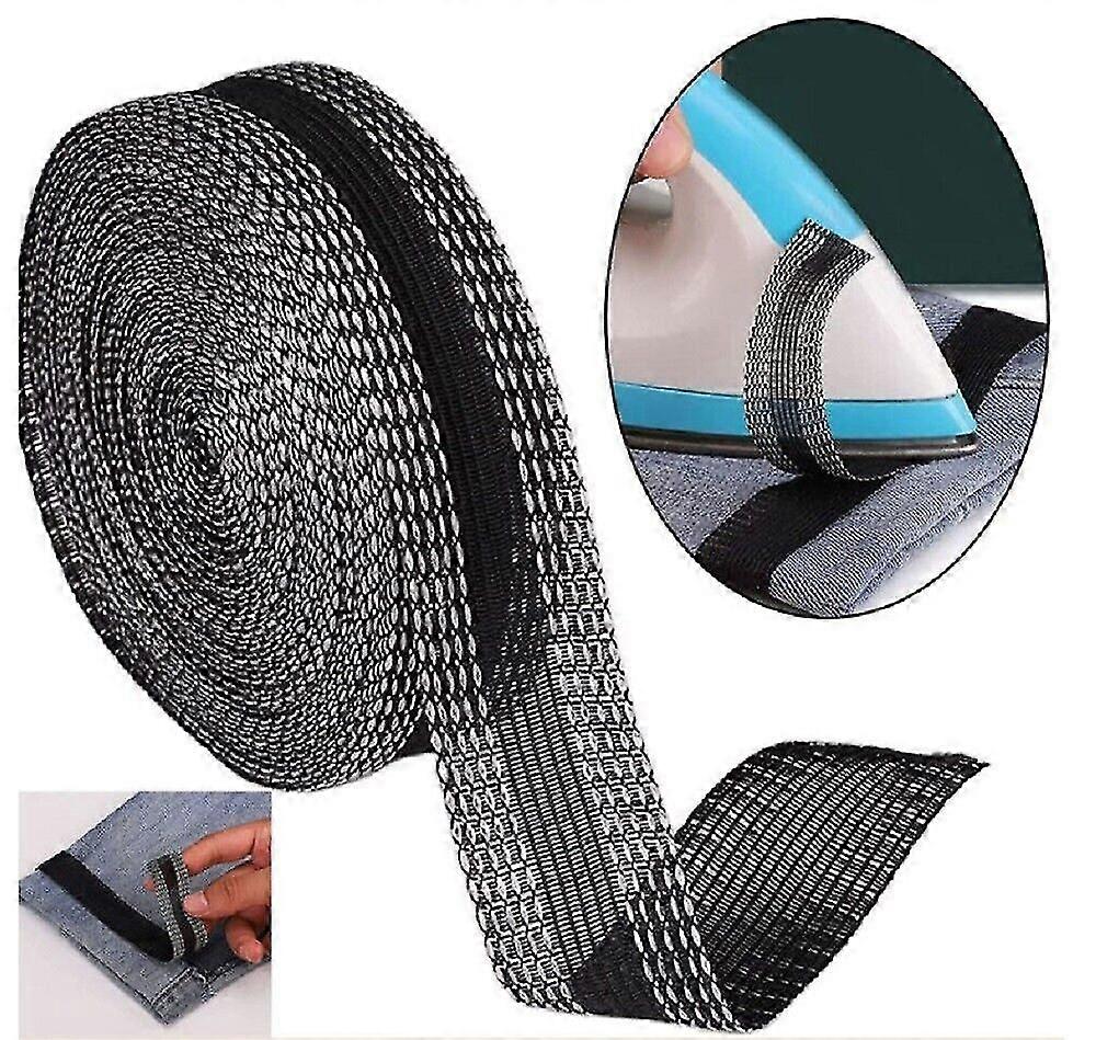 10M självhäftande Iron-On Hemming Tape-Fabric Fusing Fålltejp för kläder