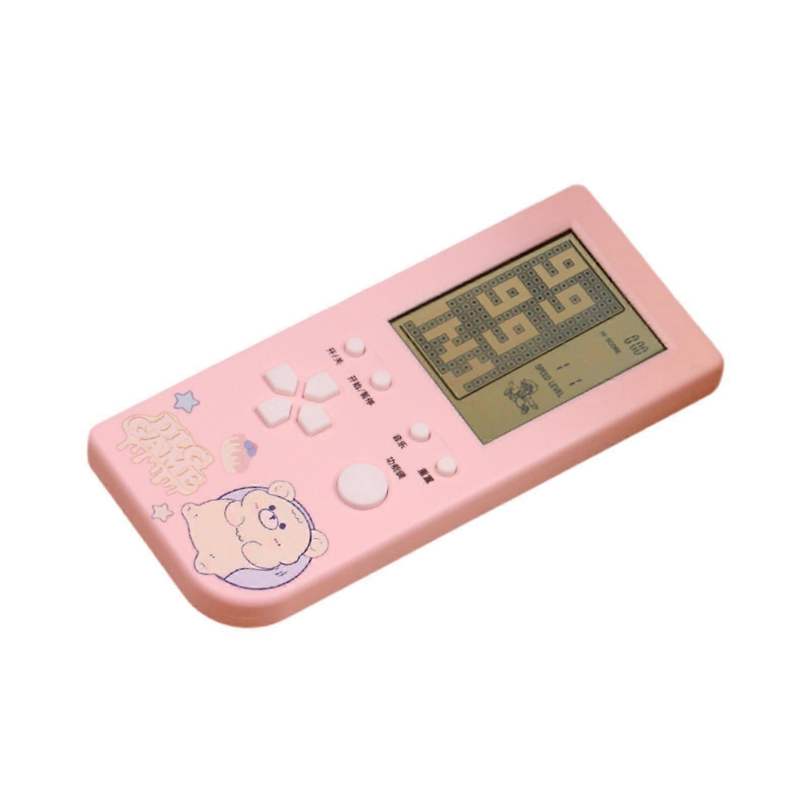 Console de jeu en brique rétro 4,1 pouces écran Cute Block Console de jeu pour enfants