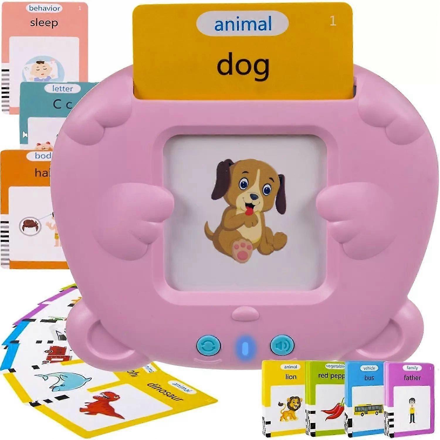 Card Reader Bear - Teaches English - Pink