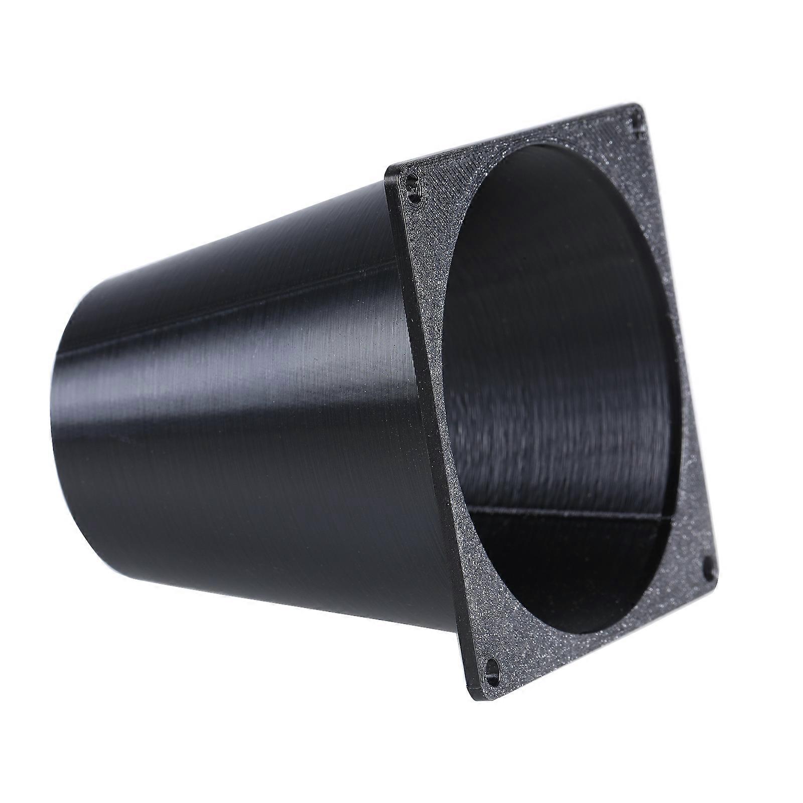 8x8cm Fan to Duct Adapter, 45mm Circular Nozzle for Efficient Airflow, Plastic Vent Connectors for Exhaust and Cooling Fans
