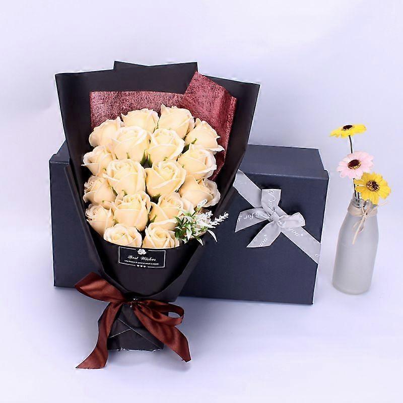 18 Buchet Săpun Artificial Trandafir Floare Nuntă Decor Petrecere Cadou Ziua Îndrăgostiților
