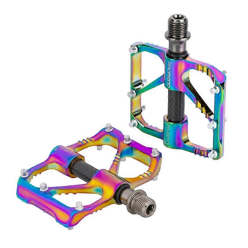 1 زوج PROMEND ثلاثة Peilin تحمل سبائك الألومنيوم CNC دراجة دواسة ملونة PD-R87CY