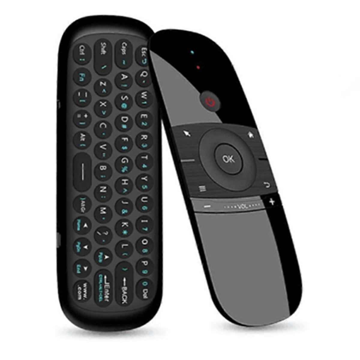 W1 Air Mouse 2.4G Tastiera wireless Telecomando IR Apprendimento remoto Sensore di movimento a 6 assi per Smart TV Android PC