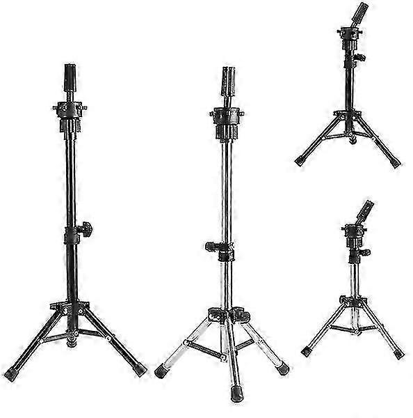 60cm Ayarlanabilir Peruk Baş Standı Manken Tripod Kuaförlük Eğitim Tutucusu