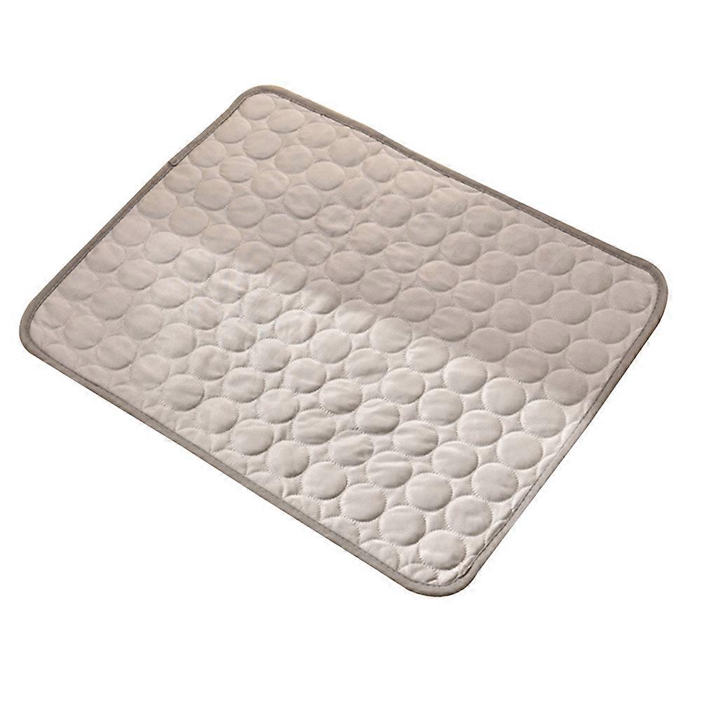 Hot Weather Sleeping Kennel Mat, Non-Toxic Breathable Ice Silk Sleep Pad, Portable & Multi-Use for Dogs and Cats