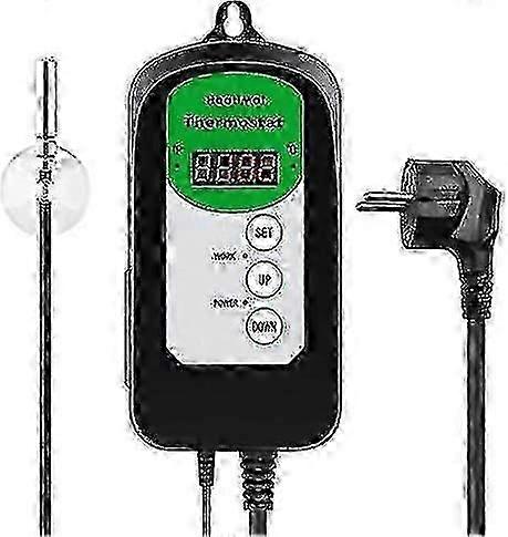 Digital Heating Mat Thermostat Controller For Seed Germination, Reptile And Brewing 68-108