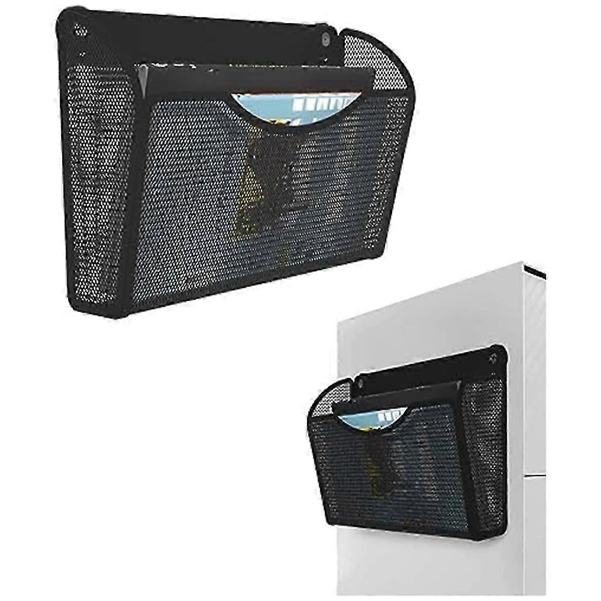 1-Tier Magnetic File Holder-No Drilling Installation File Organizer, Capacity Magnetic File Holder